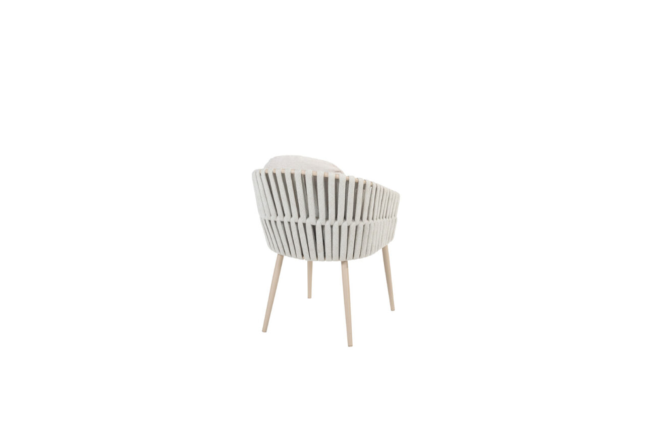 Taste Eva Dining Chair With Cushion - Latte Rope